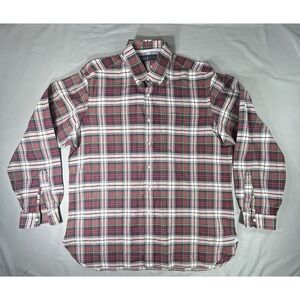 Ralph Lauren button down long sleeve‎ plaid shirt men's XL
